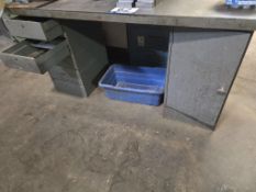 Storage Workbench with Drills, Cutter Holders, U-Blocks, Etc