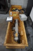 4TH AXIS SUPPORT LOT (2 CRATES) TO INCLUDE BUT NOT LIMITED TO: (1) HARDINGE 4TH AXIS ROTARY TABLE