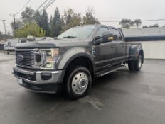 ***LOADED*** 2020 FORD F-450 LARIAT 4X4 DUALLY HEAVY DUTY PICK UP TRUCK, VIN 1FT8W4DT1LEC21255, 6.
