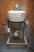 DEBURRING EQUIPMENT MFG. FILTER KING 30 GALLON WASTEWATER RECYCLING SYSTEM FOR TUMBLERS/DEBURRING