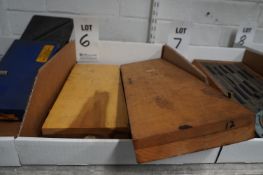 (2) SCHERR TUMICO DEPTH MICROMETER SETS, SEE PHOTOS, PARTIAL SETS