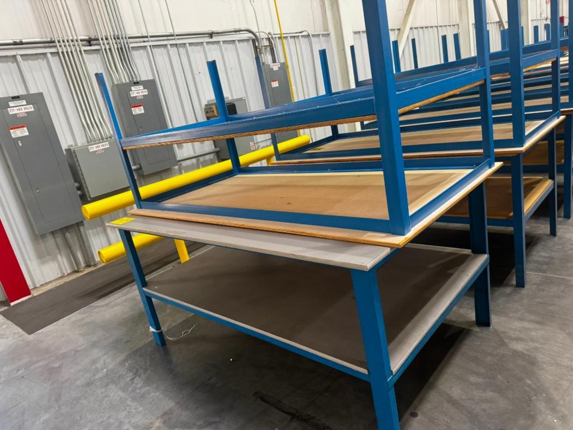(10x) Assorted Size Assembly Steel Frame Tables