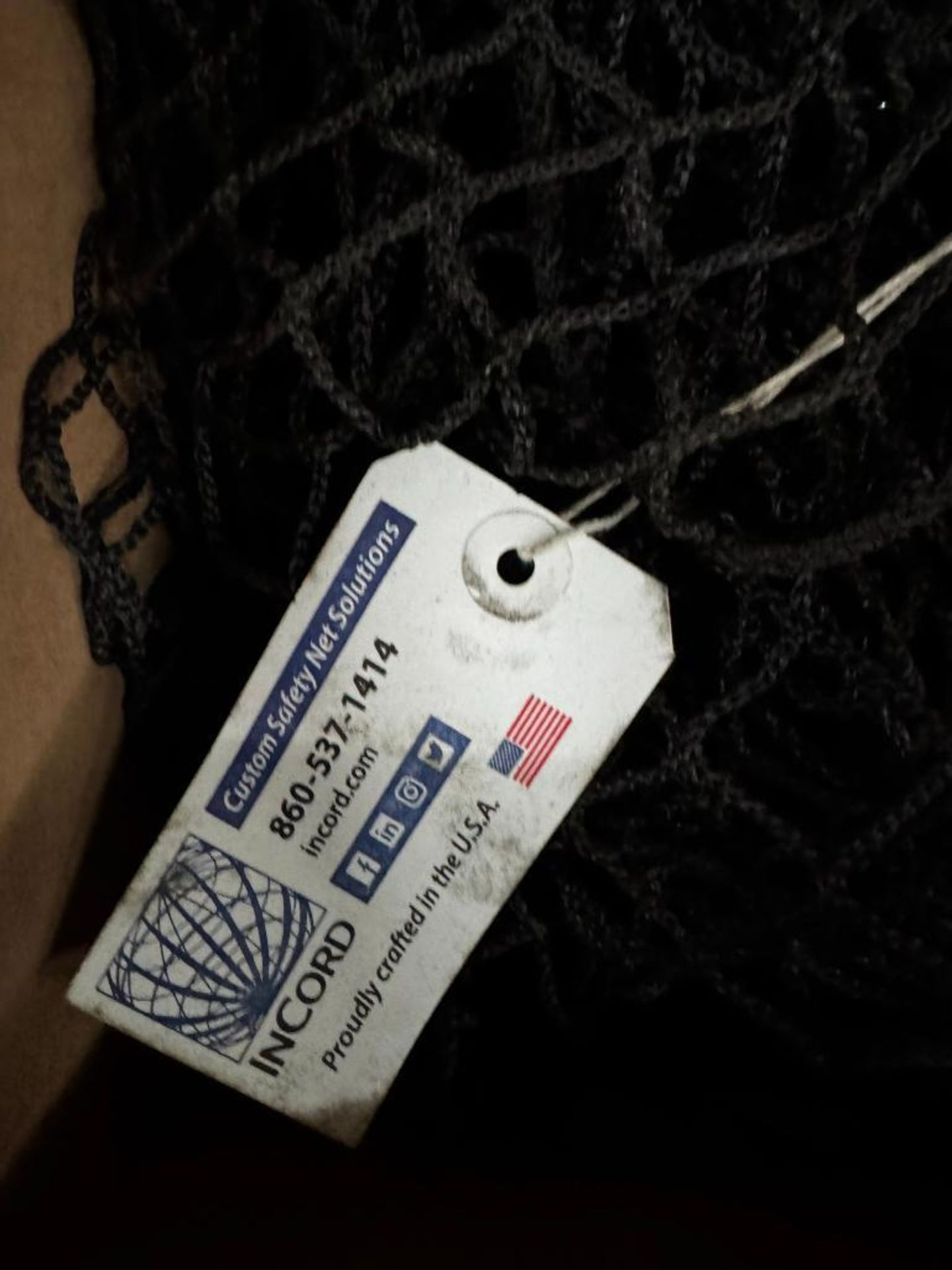Pallet of Incord Safety Net for Pallet Racking