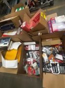 Pallet of Office Supplies, Consisting of Pens, Markers, Envelopes, Paper, Clips, Binders, Rubber Ban