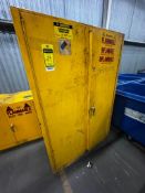 Justrite 45-Gallon Flammable Storage Cabinet ($25 Loading fee will be added to buyer's invoice)