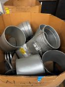 Gaylord Box of Galvanized Ducting ($10 Loading fee will be added to buyer's invoice)