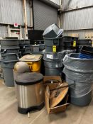 Large Lot of Garbage Cans ($25 Loading fee will be added to buyer's invoice)