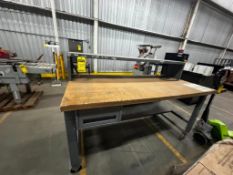 Rolling Workstation, 6' Long x 3' Wide