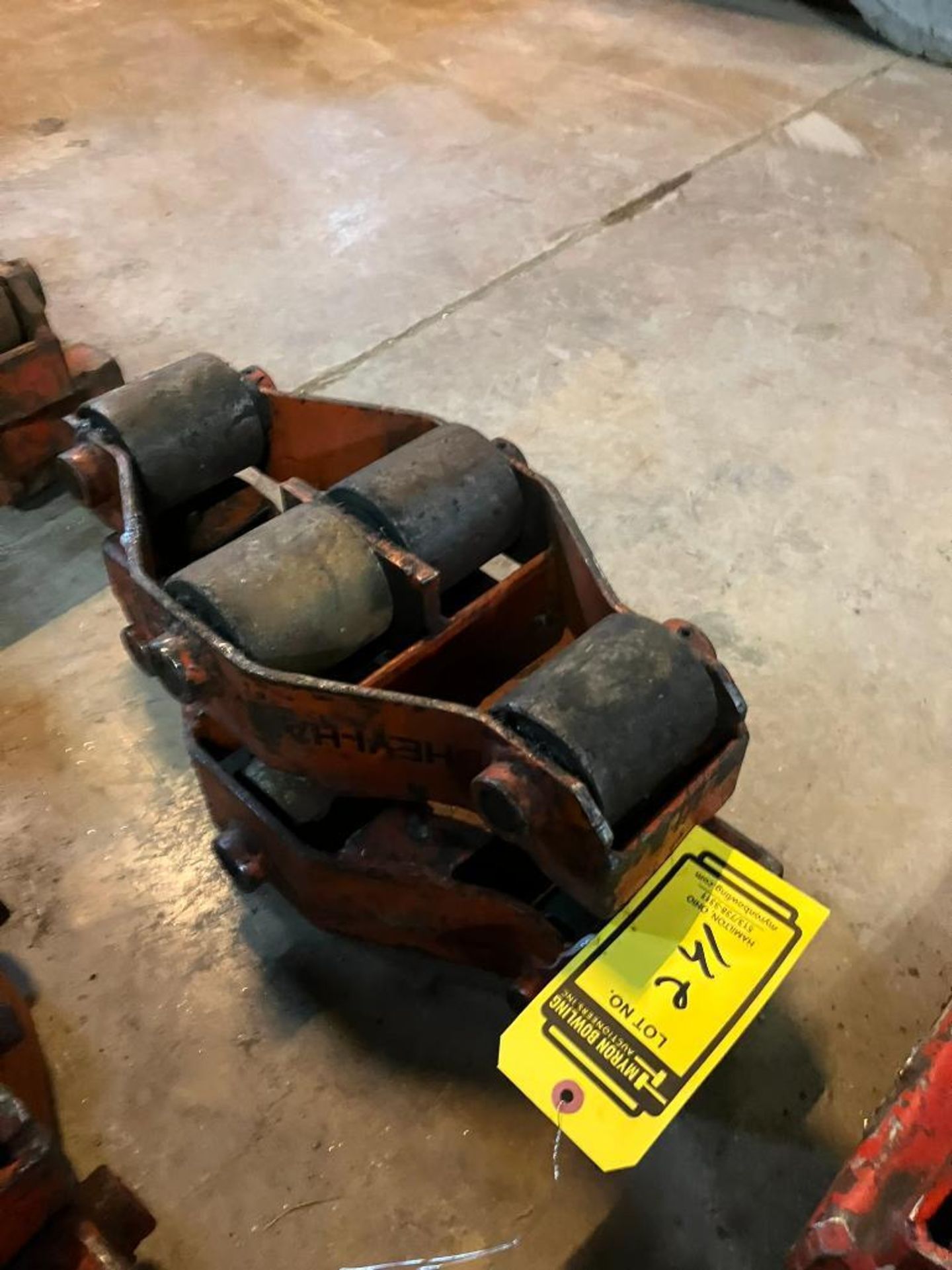 (2) Heavy Haul 15-Ton Rigging Machine Moving Skates