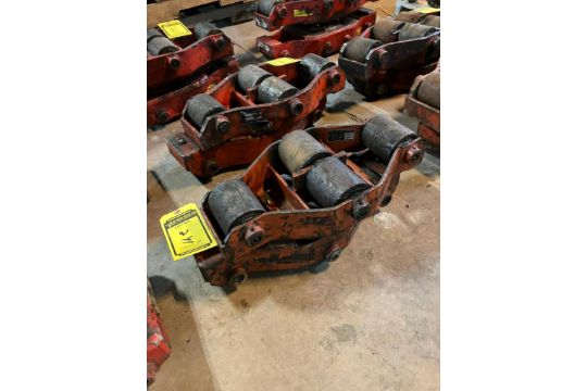 (2) Heavy Haul 15-Ton Rigging Machine Moving Skates