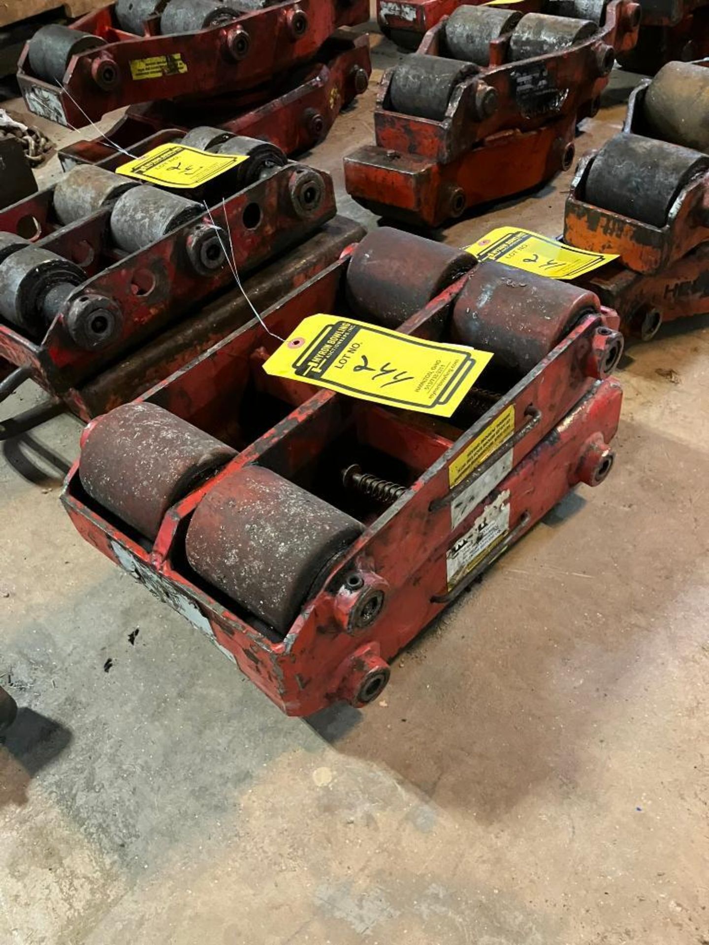 Heavy Haul 10-Ton Neoprene Rigging Machine Moving Skates