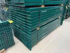 (96x) Steel King Teardrop 4-Pin Step Beams, 108" L x 5-1/2" T, ($50 Loading Fee will be added to buy