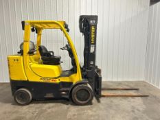 Hyster 10,000-LB. Capacity Forklift, Model S100FTBCS, S/N H004V03571M, LPG Fuel, 3-Stage Mast, 185"