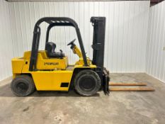 Caterpillar 8,000-LB. Capacity Forklift, Model V80E, S/N 37W09696, Diesel, Solid Pneumatic Tires, 3-