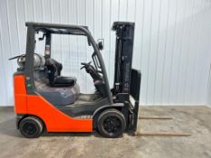 2017 Toyota 5,000-LB. Capacity Forklift, Model 8FGCU25, S/N 83836, LPG Fuel, Cushion Tires, 3-Stage