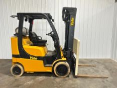 2014 Yale 8,000-LB. Capacity Forklift, Model GLC080VXNGAE094, S/N F818V02734M, LPG Fuel, Non-Marking