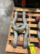 (2) Crosby Shackles, 85 Ton WLL (Location: 4404 Hamilton Cleves Rd, Hamilton, OH 45013)