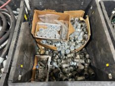 Assorted Hydraulic Fittings & Collapsible Crate (Location: 4404 Hamilton Cleves Rd, Hamilton, OH 450