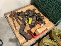 (2) Come Alongs, I-Beam lifted, (4) Chain Binders, & Fuses (Location: 4404 Hamilton Cleves Rd, Hamil