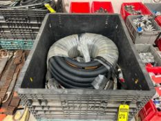 Assorted Eaton Hydraulic Hoses & Fittings w/ Collapsible Crate (Location: 4404 Hamilton Cleves Rd, H
