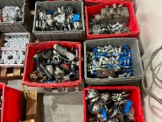 Skid of Hydraulic Fittings, Valves, & Hose Clamps (Location: 4404 Hamilton Cleves Rd, Hamilton, OH 4