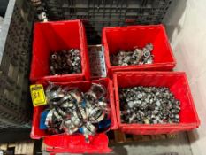 Skid of Hydraulic Fittings & Hose Clamps (Location: 4404 Hamilton Cleves Rd, Hamilton, OH 45013)