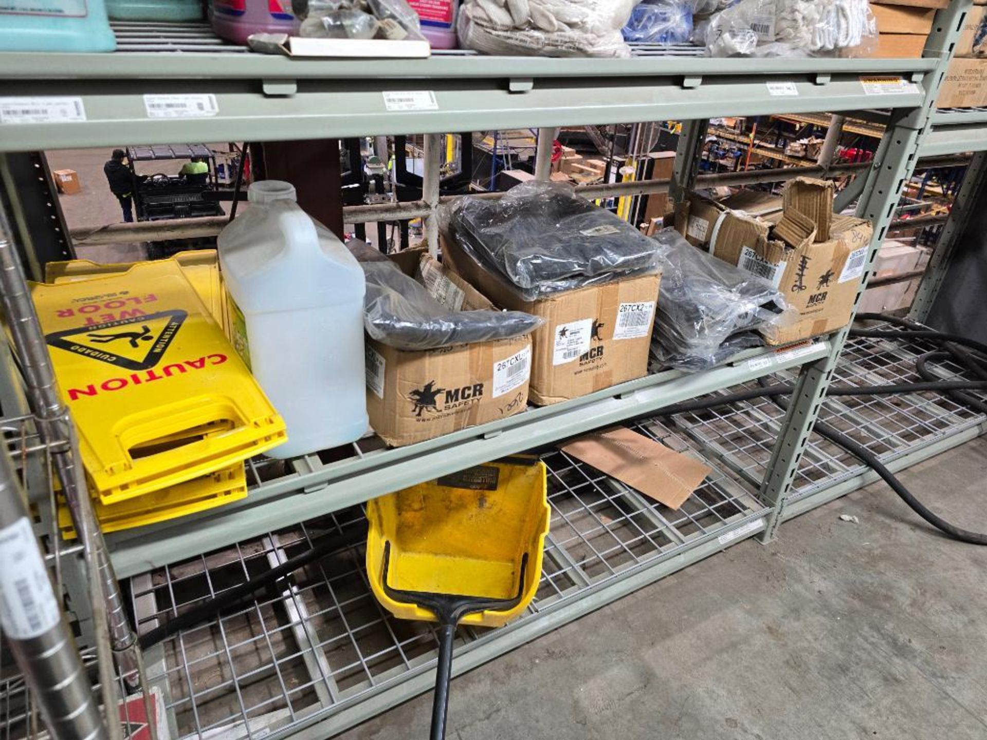 (2) Sections Gray Racking, 2'X5'X8' Each, (2) Sections Blue Rack (24.5 ...