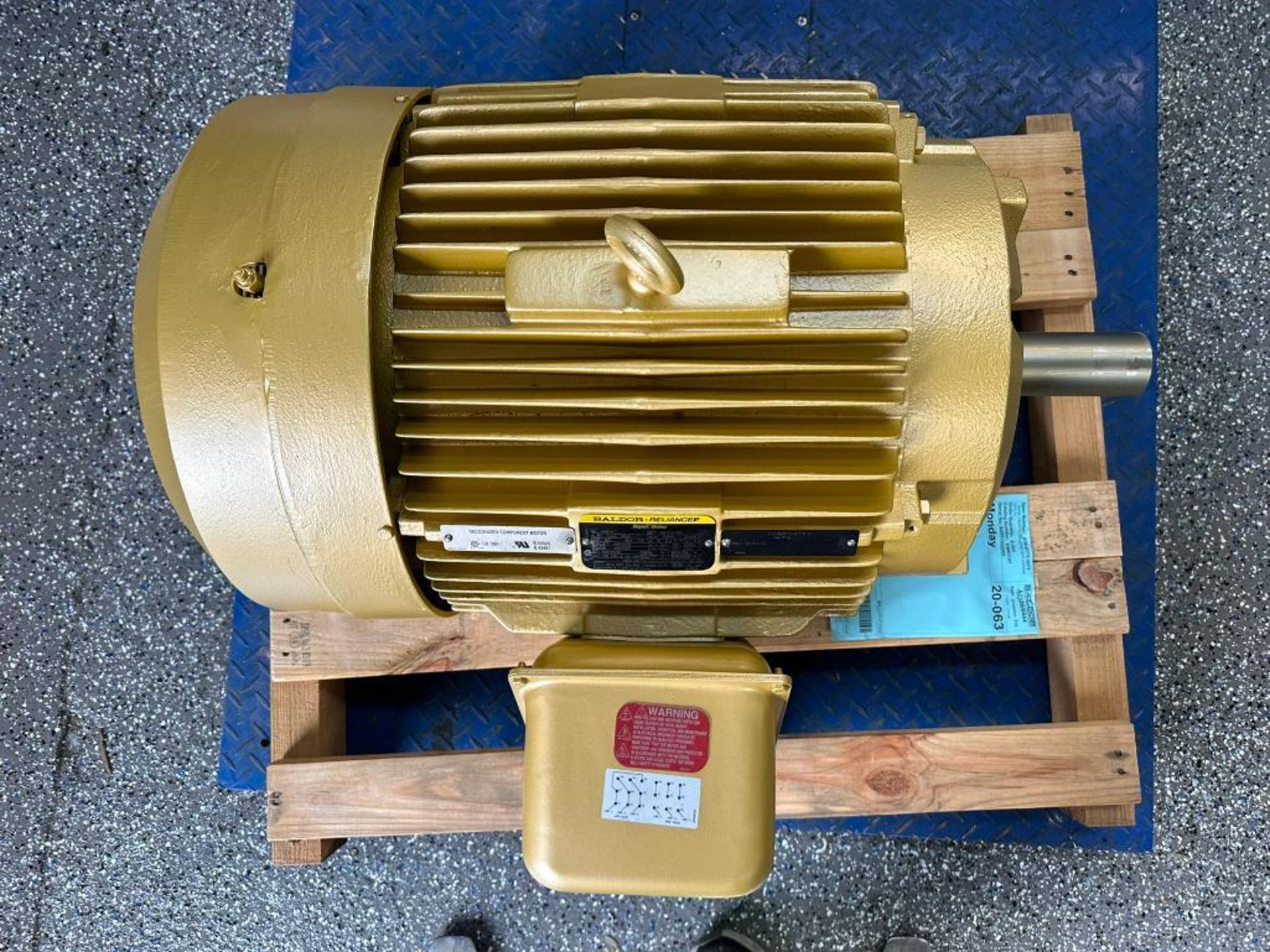 (JBP) (New) Baldor-Reliance 60 HP Super-E Motor, 364T Frame, 230/460 V ...