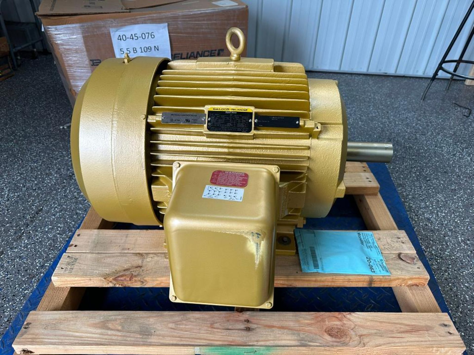 (JBP) (New) Baldor-Reliance 60 HP Super-E Motor, 364T Frame, 230/460 V ...