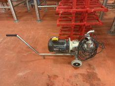 Hilge Model GIPLA 18.1 ADAPTA Stainless Steel Centrifugal Pump with Cart,