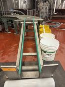 Hytrol Keg Discharge Conveyor, Consist of Approx 45 Degree Roller Gravity Curve, with Approx 20"