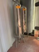 Stainless Steel Filter Housing- Dims Approx 33" Straightwall X 8" Diameter