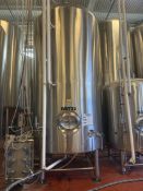 2012 HGM Food Machinery Co Model HGMPCG120-03 120 HL Stainless Steel Bright tank, Glycol Jacket,