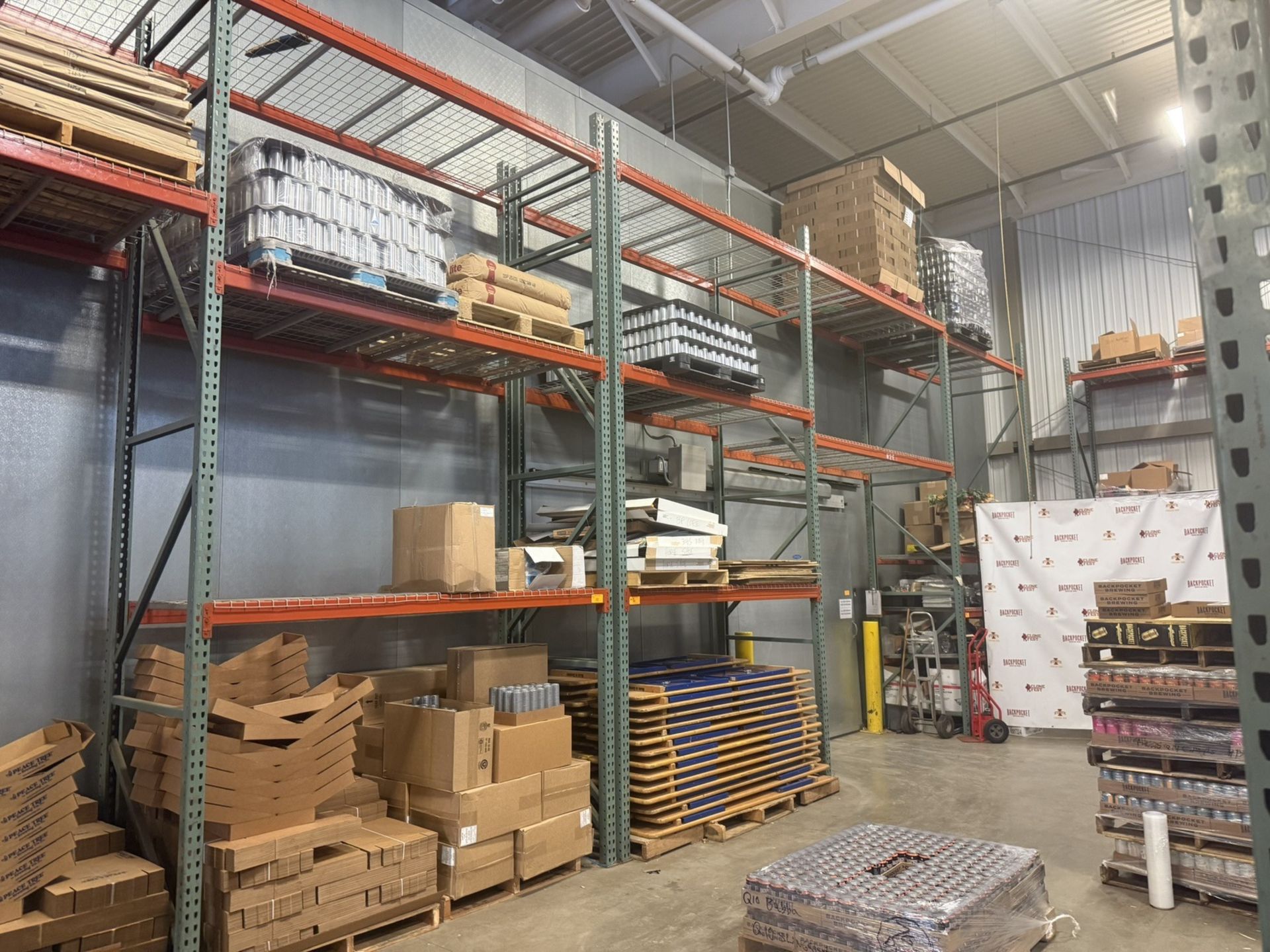 Pallet Racking- 5 Sections- Each Section Approx 103" L X 51" W X 186 ...