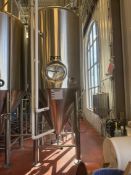 40 HL Stainless Steel Fermenter, Glycol Jacket, Cone Bottom, 4 Stainless Steel Legs with Leveling