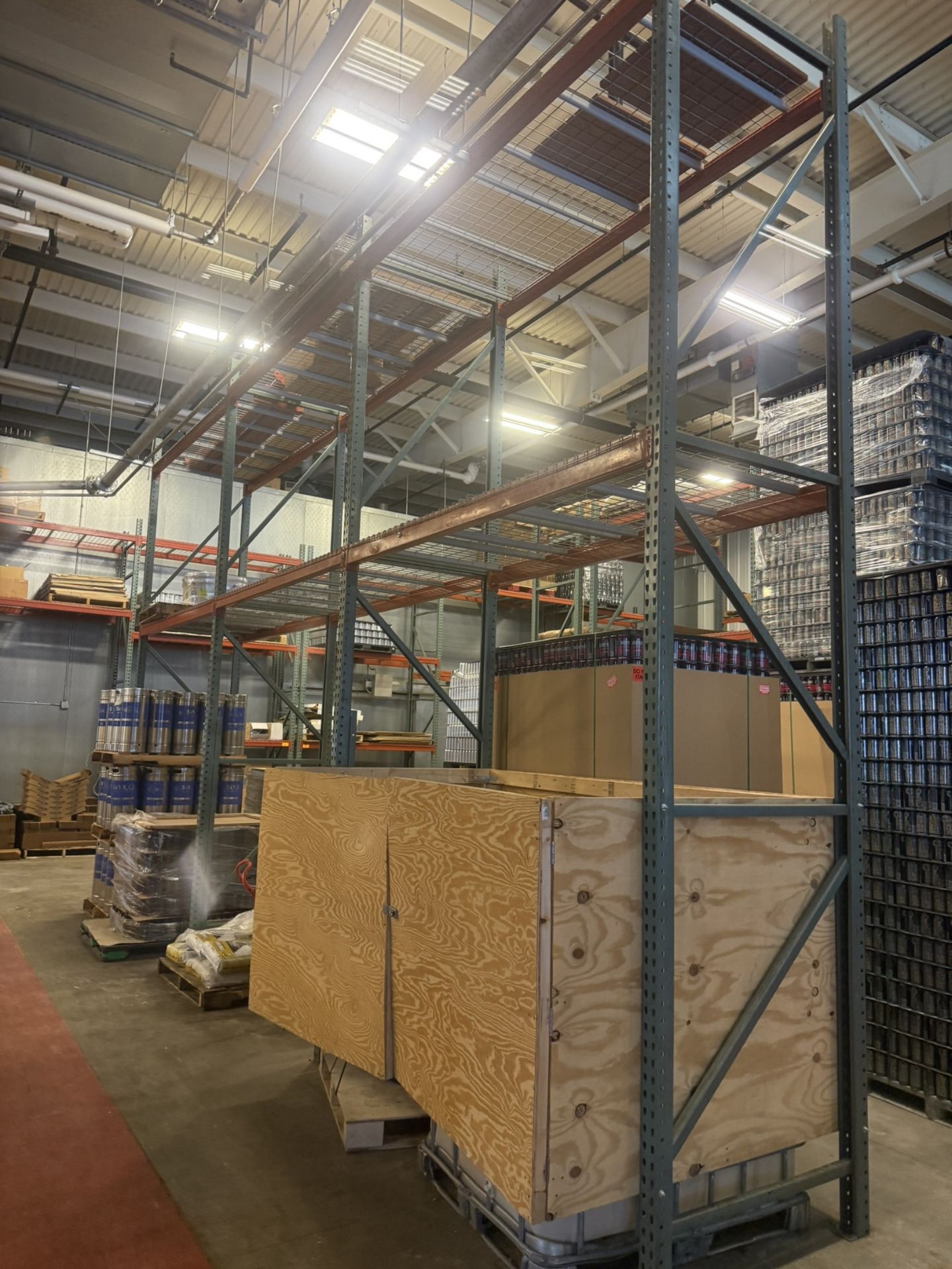 Pallet Racking-3 Sections- Each Section Approx 103" L X 43" W X 180 ...