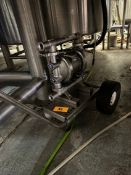 SaniForce 1040 1.5" Stainless Steel Diaphragm Pump on Cart
