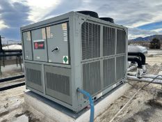 Trane Chilling Unit with 500 Gallon Stainless Steel De Laval Reservoir Tank - Model CGAM 040A 2H02