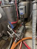 Stainless Steel Centrifugal Transfer Pump on Cart with 2 HP Motor and Lenze AC Tech VFD