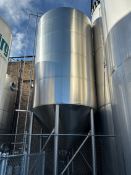 JVNW 300 BBL Stainless Steel Fermentation Tank - Cone Bottom, Glycol Jacketed, Zwic | Rig Fee $4100