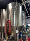 Premier Stainless 120 BBL Stainless Steel Fermentation Tank - Cone Bottom, Glycol Jacketed,