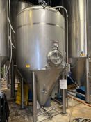 Pacific Brew Systems 30 BBL Stainless Steel Fermentation Tank - Cone Bottom, Glycol Jacketed,