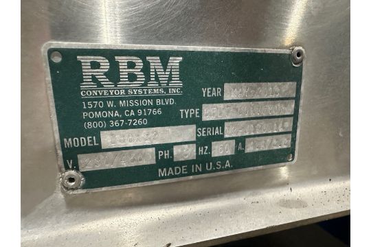 Frame Rbm Meaning RBM Belt Conveyor on Stainless Steel Frame (Approx. 18