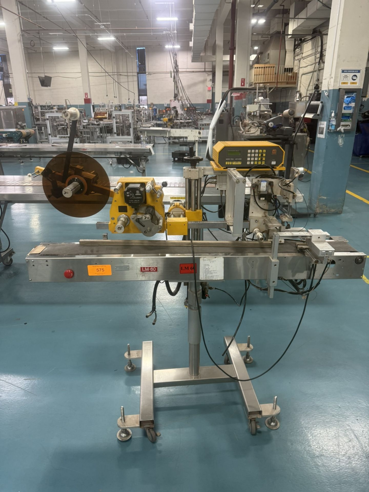 Great John Machinery Model LM-230 Automatic Pressure Sensitive Labeler ...