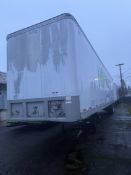 1988 Fruehauf Model BX-F2-48- 48 Foot Box trailer, Swing Door, 68,000 GVWR, Inside Dims approx 8'2"