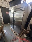 (NEW) True Model #T49HT 2 Door Stainless Steel Reach in Refrigerator w/ Accessories (LEFT HAND