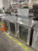 True #TBB-4G-S 3 Door Stainless Steel Reach in Commercial Refrigerator