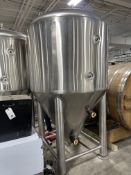 BREW TECH 10BBL Jacketed Fermenting Tank Overall Dims: 56 1/2"W x 107"H