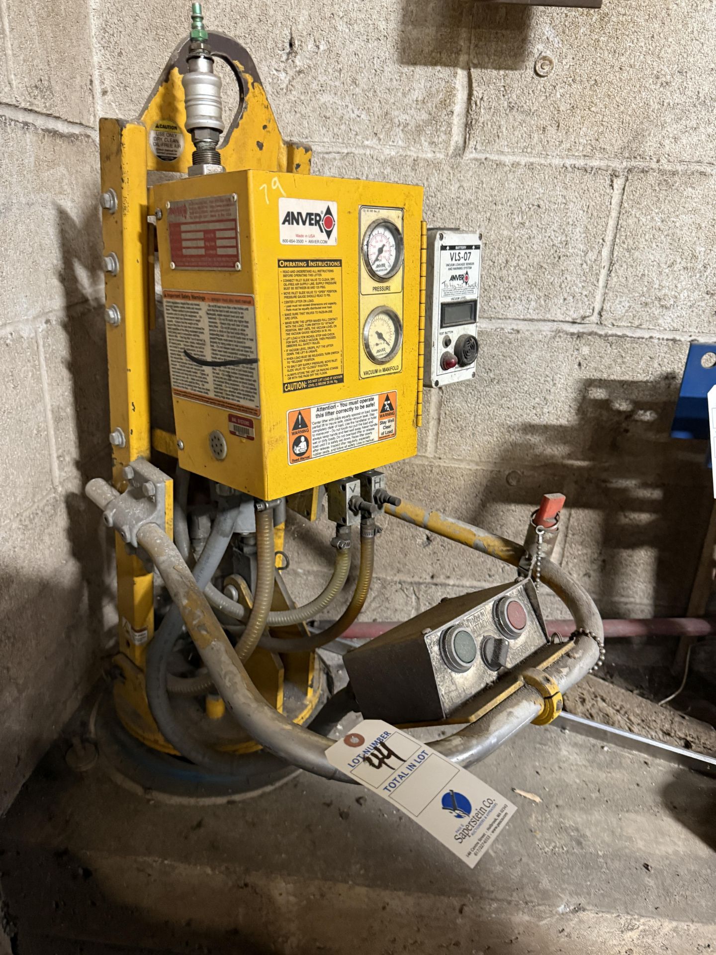 Anber #ATL25S-MROT Air Powered Tilter w/Manual Rotation
