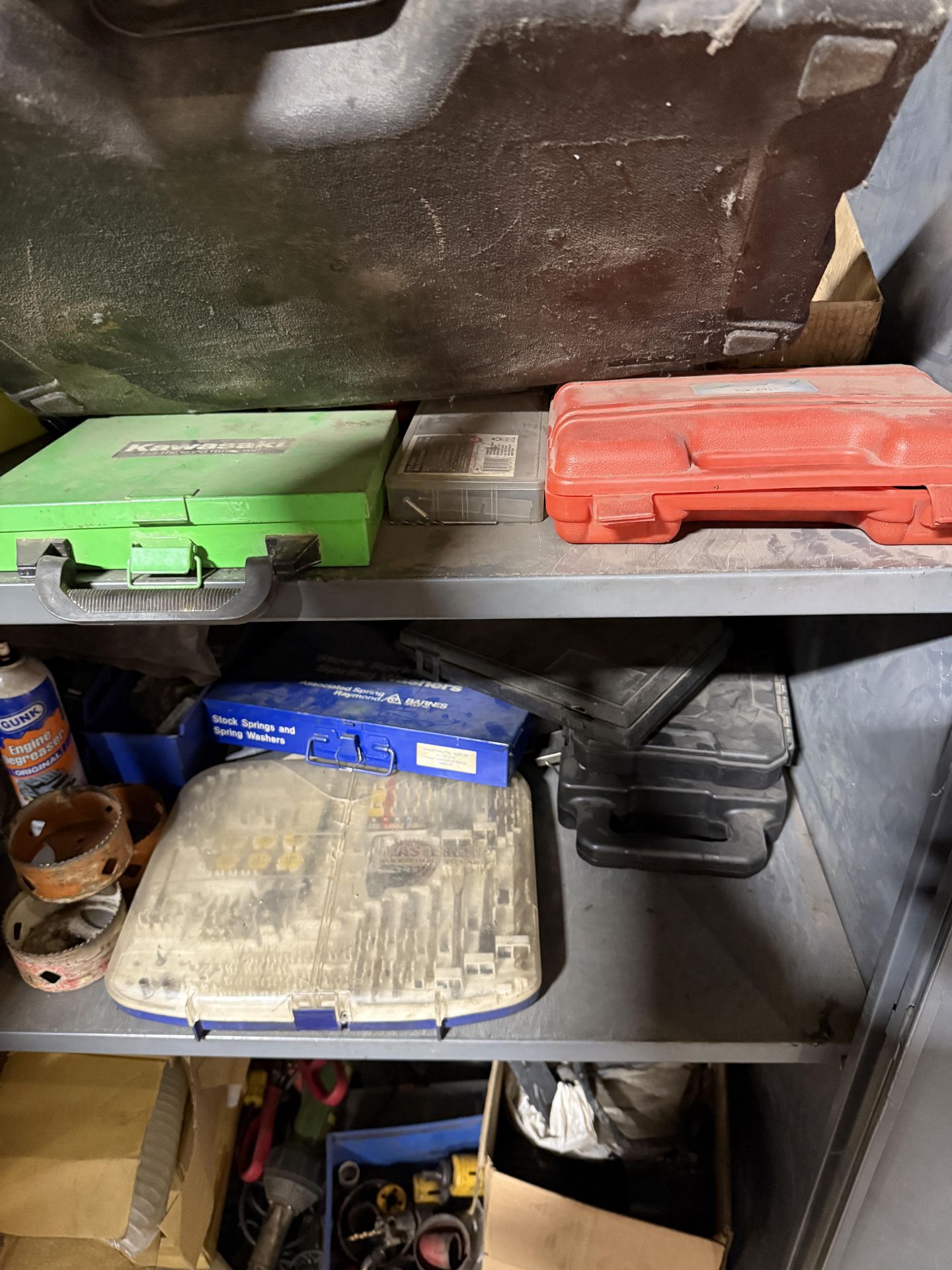Metal Storage Cabinet w/Contents c/o: Torch Gauges, Flaring Tools ...